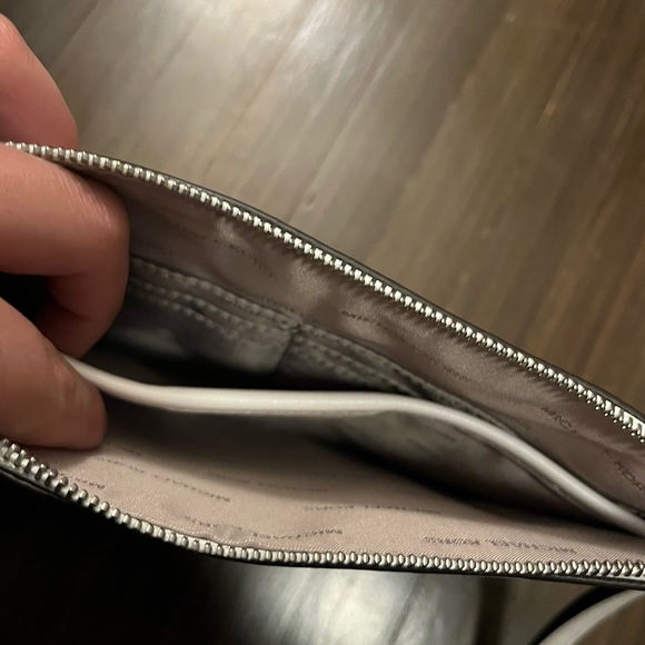 Michael Kors Clutch - White & Silver Floral Print - Picture 5 of 7